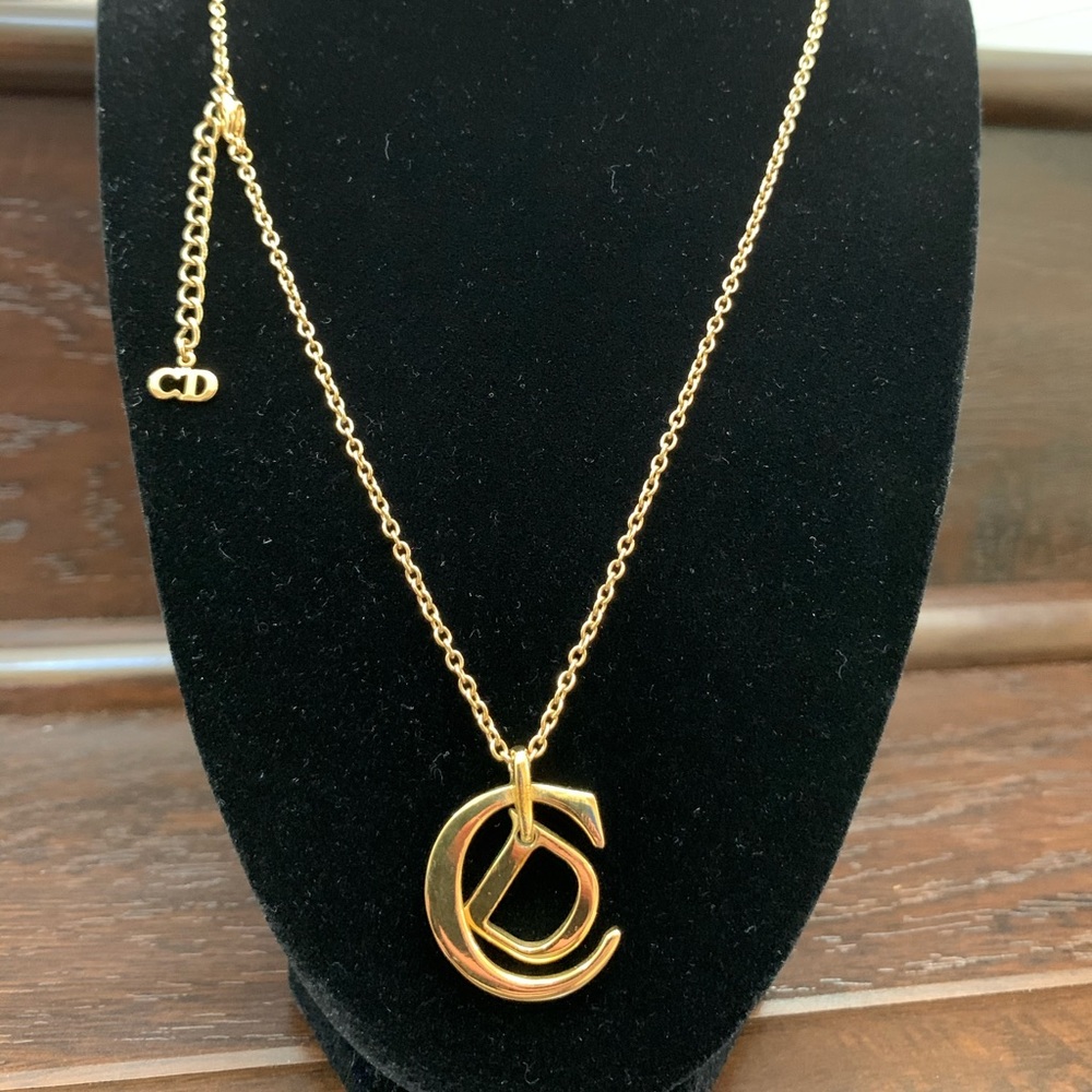 C D Necklace Vintage